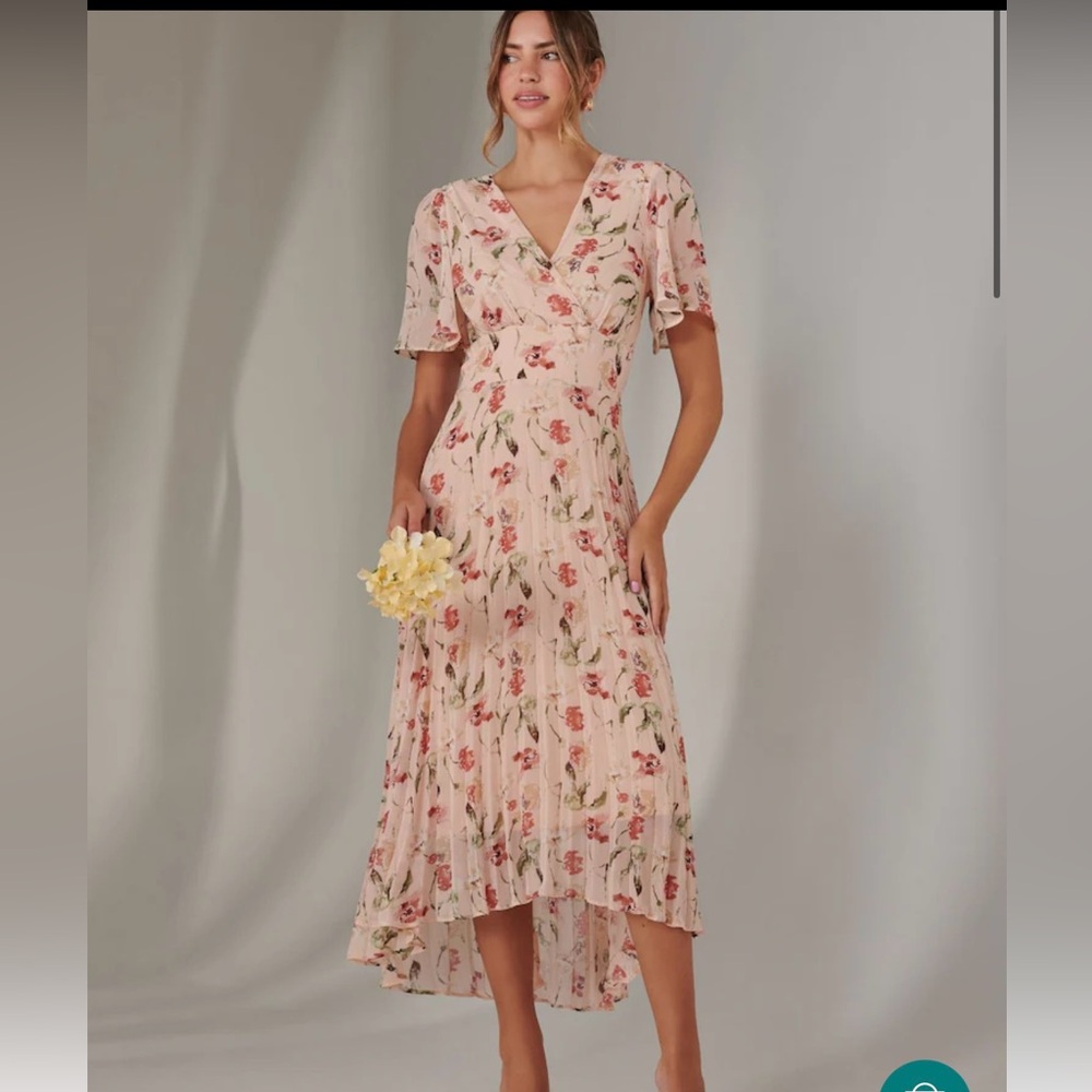 Floral V-Neck Dress